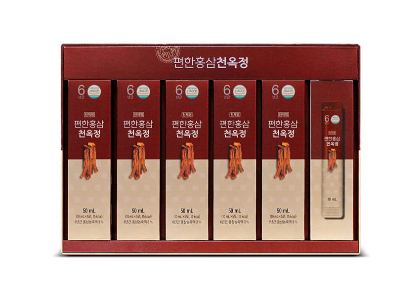 Leckere koreanische Kräutermischung mit 6-jährigem rotem Ginseng-Extrakt 10 g × 30 Stück