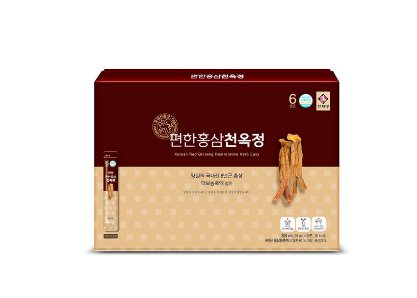 Leckere koreanische Kräuter mit 6-jährigem rotem Ginseng-Extrakt 10 g × 30 Stück