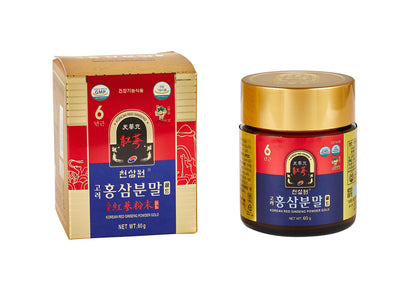 Premium Koreanischer Rotem Ginseng Pulver Gold 60g